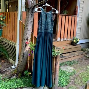 Morgan & Co. | Dresses | Morgan Co Black Lace Sheer Maxi Formal Dress |  Poshmark